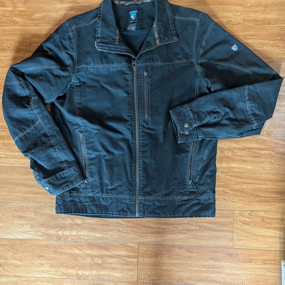 Kuhl Men's Black Lightweight Zip Jacket